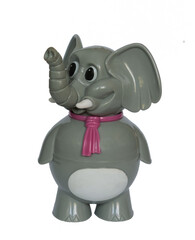 gray elephant, plastic baby toy