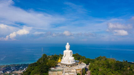 aerial photography Phuket big Buddha