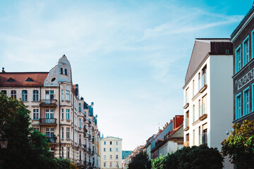 Fototapeta premium Street view of Old Town, Poznan, Poland