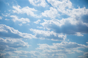 blue sky with clouds