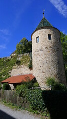 Fototapeta na wymiar Turm des Klosters Bebenhausen im Schönbuch bei Tübingen