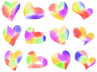 Watercolor Love Heart. You can use this file to print on greeting card, frame, mugs, shopping bags, wall art, telephone boxes, wedding invitation, stickers, decorations, and t-shirts.