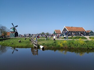 Fototapeta na wymiar Zans Schan - Amsterdam - moulin