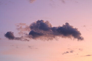 beautiful colorful sky and cloud in twilight time background