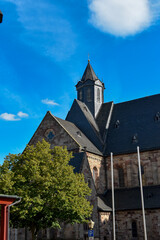 Naklejka premium view of the city of Fritzlar in Germany