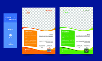 Corporate Brochure or flyer design vector template, Leaflet presentation, Modern Flyer Background Design, Magazine, Poster EPS