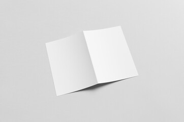 A6 Bi-Fold / Half-Fold Brochure Mock-Up