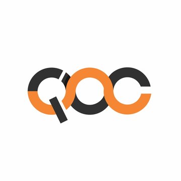 QOC, CQOC, QPC initials modern technology logo and vector icon