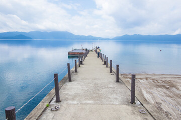 Lake Tazawa in Akita prefecture, Japan