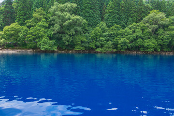 Lake Tazawa in Akita prefecture, Japan