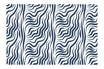Horizontal seamless pattern of verticals and diagonals waves of the acute form. Camouflage skin textures.