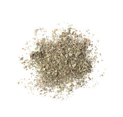 Oregano on white background, Isolated