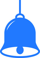 blue christmas bell icon