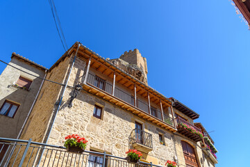 Fototapeta premium Scenic view of medieval village of Frias, Burgos, Spain.