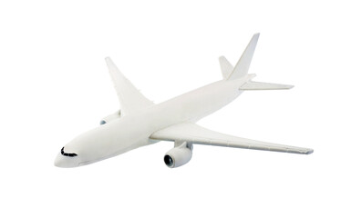 Model plane,airplane on white background