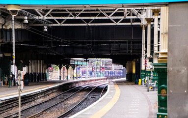 Train Station Platform View