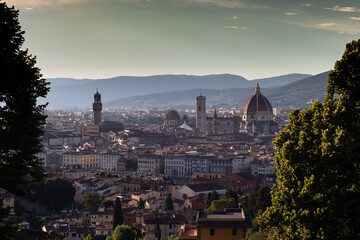 Beautiful view of the city of Florence - Italy