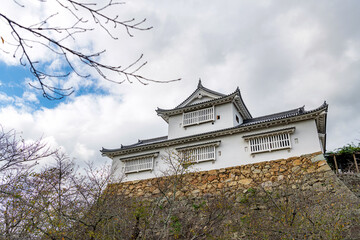 Naklejka premium 岡山 津山城 備中櫓