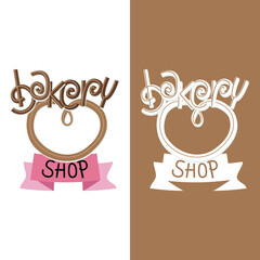Bakery Shop Logo, Bread Vector illustration for Icon, Symbol, Graphic Resources, and Business. Editable Stroke
