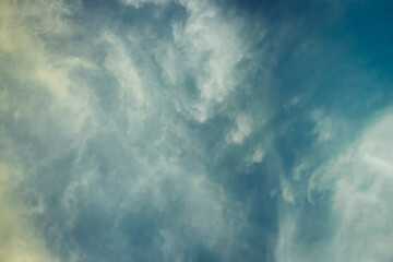 blue sky with clouds