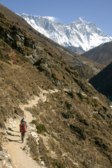 Fototapeta premium Imja Khola.Sagarmatha National Park, Khumbu Himal, Nepal, Asia.