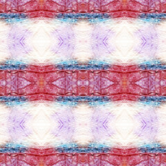 Rainbow Summer Pattern.  Pastel Violet, Blue and White Textile Print. Asian Backdrop.  Rainbow Natural Ethnic Illustration. Rainbow Summer and Navy Pattern. 