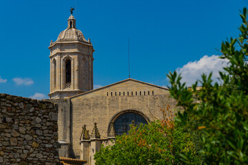 The gothic cathedral of Girona, Spain