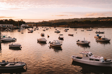 Fototapeta premium Marina al atardecer