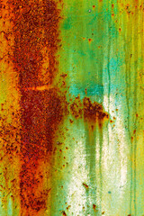 Creative old rusty metal background. Flat background texture dirty metal. As the main background for vintage design