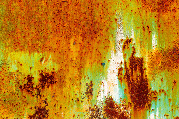 Creative old rusty metal background. Flat background texture dirty metal. As the main background...