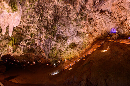 Landscape of Thamluang cave in Thamluang Khunnam Nangnon National Park