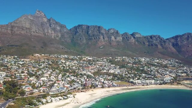 Cape Town with a mountain range in the background
