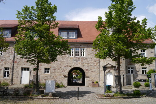 Schloss und Schlossportal Wasserburg Friedewald