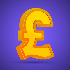 3d pound sign. 3d Glossy Pound icon.