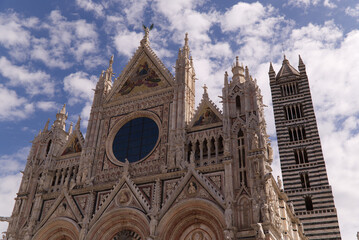 Naklejka premium The splendid cathedral of Siena