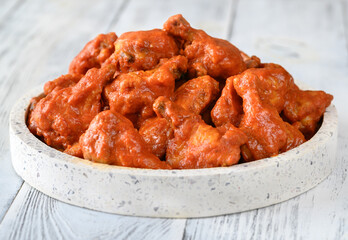 Bowl of buffalo wings
