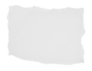 Obraz premium white paper ripped message torn note paper label background crumpled