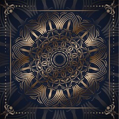 Templates, elegant invitations with mandalas