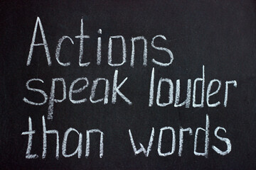 Chalkboard lettering 
