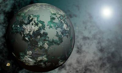 Obraz na płótnie Canvas planet earth in space