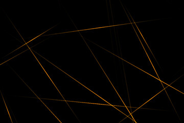 Abstract black with gold lines, triangles background modern design. Vector illustration EPS 10.