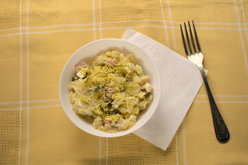 Potatoes salad, traditional German salad