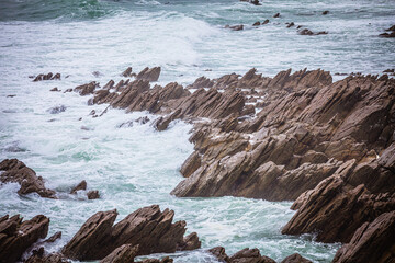 Stormy weather at the cost of Brittany
