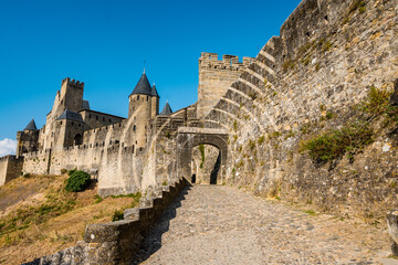 Obraz premium old castle in France, Carcassonne.