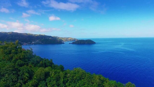 Drone view of a Turquino National Park