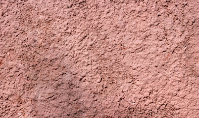 Terracotta plaster on the wall. Background texture.abstract surface