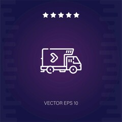 truck vector icon modern illustartion