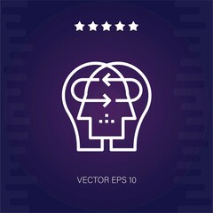 communication vector icon modern illustartion