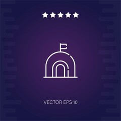 igloo vector icon modern illustration