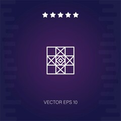 Fototapeta premium quilt vector icon modern illustration